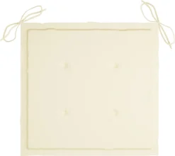 Prolenta Premium - Chaises De Jardin De Jardin 4 Pcs Avec Coussins Couleur Crème En Teck Massif -Jardin Meubles Magasin 1200x1070 7