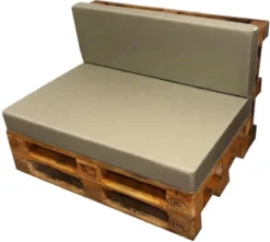 Dossier De Coussin De Palette De Canapé De Palette De Tubbli. Kaki Plusieurs Couleurs 10cm D'épaisseur