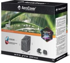 AeroCover Housse De Chaise Empilable / Housse De Chaise à Ressort à Gaz 67x67xh80 / 110 - Anthracite -Jardin Meubles Magasin 1200x1077 4