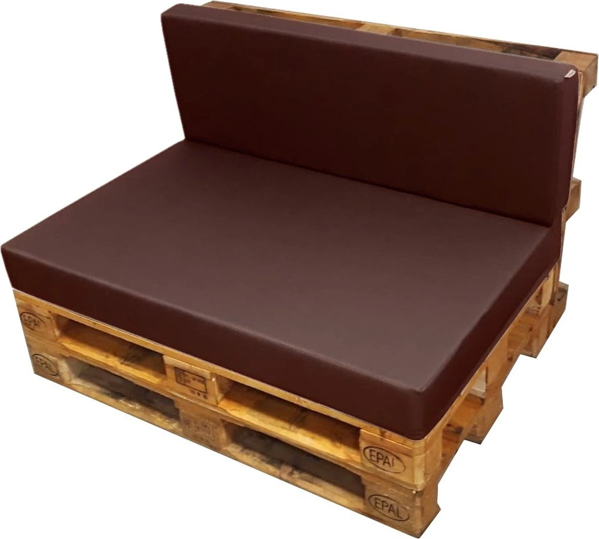 Coussin De Palette De Banque De Palette Tubbli Marron Beaucoup De Couleurs 10cm D'épaisseur Waterproof à L'eau 2 Coussin De Palette De Banque De Palette Tubbli Marron Beaucoup De Couleurs 10cm D'épaisseur Waterproof à L'eau – Image 2