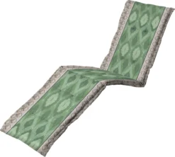 Madison - Coussin De Jardin - Coussin Lounge - 200 X 60 Cm - Ikatin Green - Coussin Lounger - Vert
