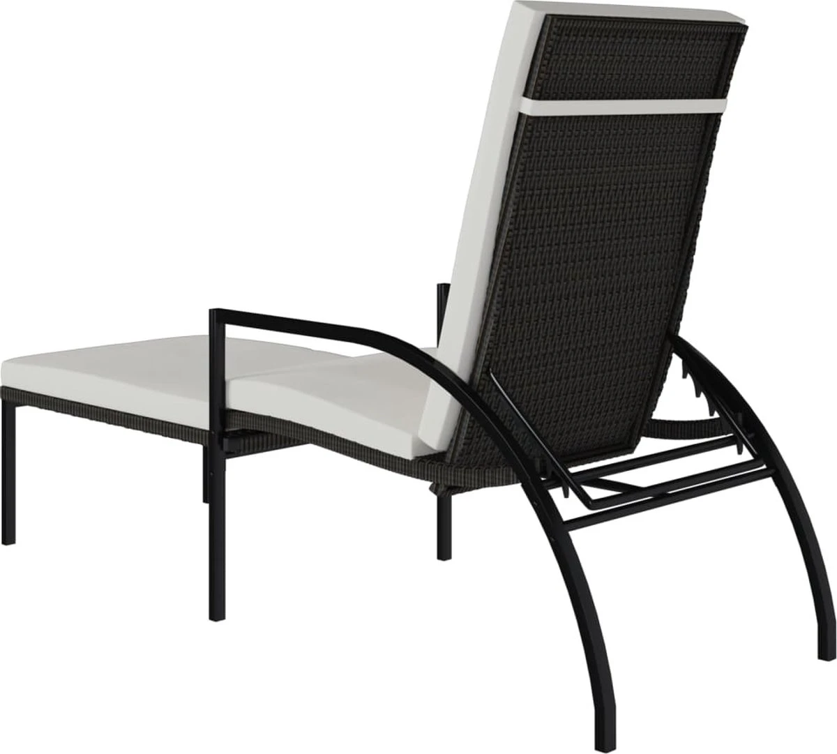 Chaises Longues Premium - Chaises Longues 2 Pcs Avec Repose-pieds Polyéthylène Rotin Marron - Lit - Chambre 5 Chaises Longues Premium - Chaises Longues 2 Pcs Avec Repose-pieds Polyéthylène Rotin Marron - Lit - Chambre – Image 5