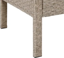 Casaria Polyrattan Lounge Set Coussins D'assise Canapé 2 Chaises Ensemble De Jardin - Grijs Beige -Jardin Meubles Magasin 1200x1081 7