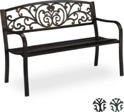Relaxdays Banc De Jardin Antique - Banc De Parc - Banc De Balcon Deux Places - Fonte - Banc De Jardin Schwarz-Bronze 21 Relaxdays Banc De Jardin Antique - Banc De Parc - Banc De Balcon Deux Places - Fonte - Banc De Jardin Schwarz-Bronze -Jardin Meubles Magasin 1200x1082 3