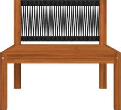 Prolenta Premium - Ensemble De Salon 3 Pièces Avec Coussins En Bois D'acacia Massif - Maison Et Jardin