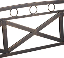 Banc De Jardin Relaxdays Avec Table Pliante - Banc De Balcon 3 Places - Stable - Banc D'extérieur En Métal -Jardin Meubles Magasin 1200x1083 3