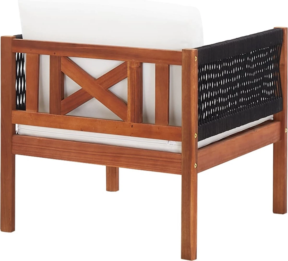 La Dolce Vita - Chaises De Jardin - Chaises D'extérieur - Chaises De Terrasse - Chaises De Jardin - Chaises Longues D'extérieur - Chaises De Table De Jardin - Chaises De Jardin 2 Pcs Bois D'acacia Massif 2 La Dolce Vita - Chaises De Jardin - Chaises D'extérieur - Chaises De Terrasse - Chaises De Jardin - Chaises Longues D'extérieur - Chaises De Table De Jardin - Chaises De Jardin 2 Pcs Bois D'acacia Massif – Image 2