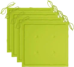 Prolenta Premium - Chaises De Jardin De Jardin 4 Pcs Avec Coussins En Bois D'acacia Massif Gris -Jardin Meubles Magasin 1200x1089 3