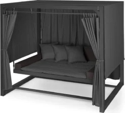 Balançoire De Luxe Eremitage Hollywood 236x180x210 Cm, Toit Ouvrant Pour Protéger Contre La Lumière Directe Du Soleil -Jardin Meubles Magasin 1200x1090 2