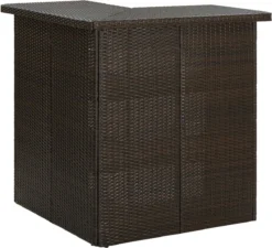 Prolenta Premium - Ensemble De Bar De Jardin 8 Pièces Avec Coussins Poly Rotin Marron -Jardin Meubles Magasin 1200x1092 9