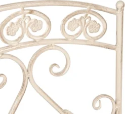 Set De Bistro Table De Bistrot Chaise De Bistrot (3 Pièces) Ø 70*76 Cm / 39*48*91 Cm (2) Boucles De Fer Wit Ensemble De Balcon Ensemble De Jardin Ensemble De Terrasse -Jardin Meubles Magasin 1200x1093 1