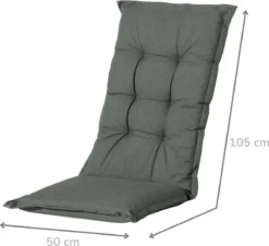 Madison - Coussin De Jardin - Universel - Dossier Bas - 6 Pcs. - Plein Air Oxford Green - 105x50cm - Vert - Coussins De Chaise De Jardin - Chaise Standard -Jardin Meubles Magasin 1200x1098 3