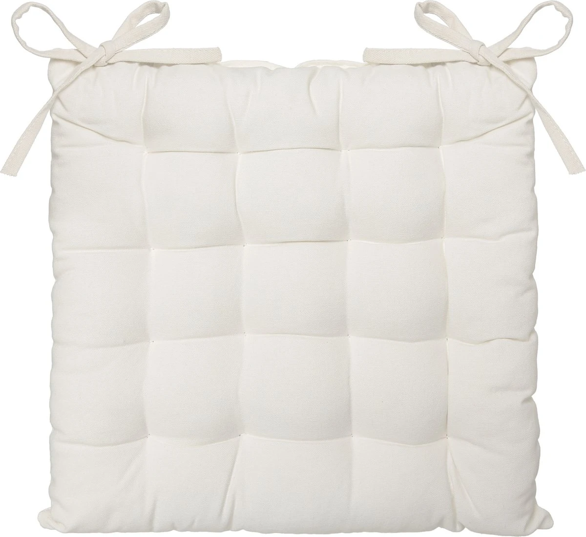 Coussin De Chaise De Jardin Atmosphera - 1x - Blanc Ivoire - Coton - 38 X 6 Cm - Coussin De Siège 1 Coussin De Chaise De Jardin Atmosphera - 1x - Blanc Ivoire - Coton - 38 X 6 Cm - Coussin De Siège