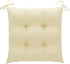 Prolenta Premium - Chaises De Jardin De Jardin 6 Pcs Avec Coussins Blanc Crème En Teck Massif -Jardin Meubles Magasin 1200x1100 1