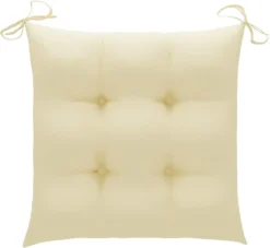 Prolenta Premium - Chaises De Jardin De Jardin 6 Pcs Avec Coussins Blanc Crème En Teck Massif -Jardin Meubles Magasin 1200x1101 11