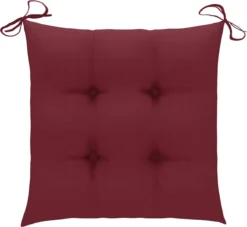 Prolenta Premium - Chaises De Jardin De Jardin 4 Pcs Avec Coussins Bordeaux En Teck Massif 17 Prolenta Premium - Chaises De Jardin De Jardin 4 Pcs Avec Coussins Bordeaux En Teck Massif -Jardin Meubles Magasin 1200x1101 3