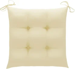 Prolenta Premium - Chaises De Jardin De Jardin 2 Pcs Avec Coussins Blanc Crème En Teck Massif -Jardin Meubles Magasin 1200x1101 6