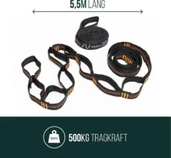 Suspension De Hamac Travelax - Capacité De Charge De 180 Kg - Arbre De Suspension De Hamac Avec 11 Boucles - Accrochez Votre Hamac En Un Rien De Temps Et Détendez-vous ! -Jardin Meubles Magasin 1200x1109