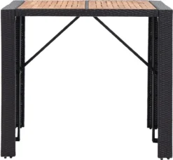 Prolenta Premium - Ensemble De Bar De Jardin 5 Pièces Poly Rotin Et Bois D'acacia Noir 14 Prolenta Premium - Ensemble De Bar De Jardin 5 Pièces Poly Rotin Et Bois D'acacia Noir -Jardin Meubles Magasin 1200x1109 7