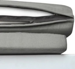 Beautissu LoftLux DC Coussin De Jardin Pour Transat 175 X 45 X 5 Cm - Coussin De Transat Gris - Coussins De Jardin Dossier Haut - Kussen Transat -Jardin Meubles Magasin 1200x1109 8