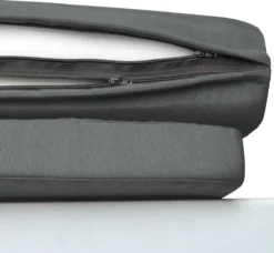 Beautissu LoftLux DC Coussin De Jardin Pour Transat 175 X 45 X 5 Cm - Coussin Transat Gris Graphite - Coussins De Jardin Coussin Dossier Haut - Transat -Jardin Meubles Magasin 1200x1109 9