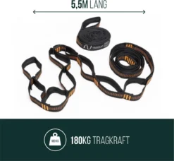 Suspension De Hamac Travelax - Capacité De Charge De 180 Kg - Arbre De Suspension De Hamac Avec 11 Boucles - Accrochez Votre Hamac En Un Rien De Temps Et Détendez-vous ! Avec Protection D'arbre -Jardin Meubles Magasin 1200x1110 1