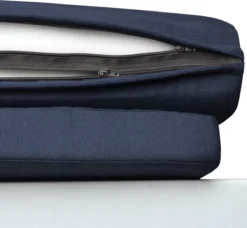 Beautissu LoftLux DC Coussin De Jardin Pour Transat 175 X 45 X 5 Cm - Coussin Bain De Soleil Bleu - Coussins De Jardin Dossier Haut - Kussen Transat -Jardin Meubles Magasin 1200x1110 12