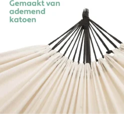 Hamac Avec Support 2 Personnes / 205 Kg - Longueur Du Cadre Réglable 290-330 Cm - Tapis De Surface 241 * 160 Cm - Avec Sac De Transport (Beige) -Jardin Meubles Magasin 1200x1111