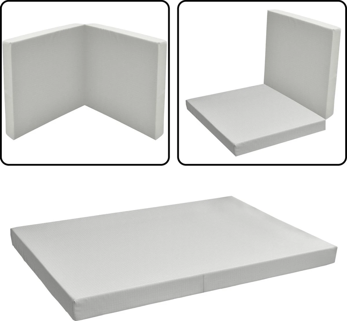 Beautissu Cushion ECO Pure - Coussin D'assise Pliable - 120x80x8 Cm En Grijs Clair - Coussin Pour Meubles En Palette 5 Beautissu Cushion ECO Pure - Coussin D'assise Pliable - 120x80x8 Cm En Grijs Clair - Coussin Pour Meubles En Palette – Image 5