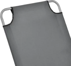 Transat Chaise Longue Inclinable Réglable En 5 Positions Bain De Soleil Design Avec Anses De Transport Capacité De Charge 110 Kg Acier Polyester Argenté Mat Gris Foncé [casa.pro] -Jardin Meubles Magasin 1200x1116 2