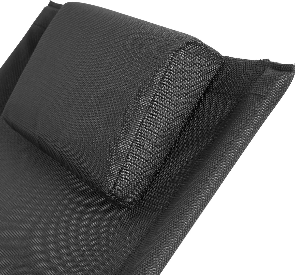 Chaise à Bascule Kamyra® Pour Extérieur - Chaise Longue, Chaise De Jardin, Chaise Longue - Résistant Aux Intempéries Et Confortable - 152x53x88 Cm - Zwart 2 Chaise à Bascule Kamyra® Pour Extérieur - Chaise Longue, Chaise De Jardin, Chaise Longue - Résistant Aux Intempéries Et Confortable - 152x53x88 Cm - Zwart – Image 2