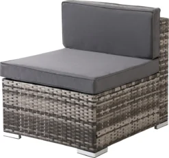 AREBOS "Barcelona" Polyrattan Mobilier De Jardin Salon De Jardin Salon De Jardin Salon Grijs -Jardin Meubles Magasin 1200x1119