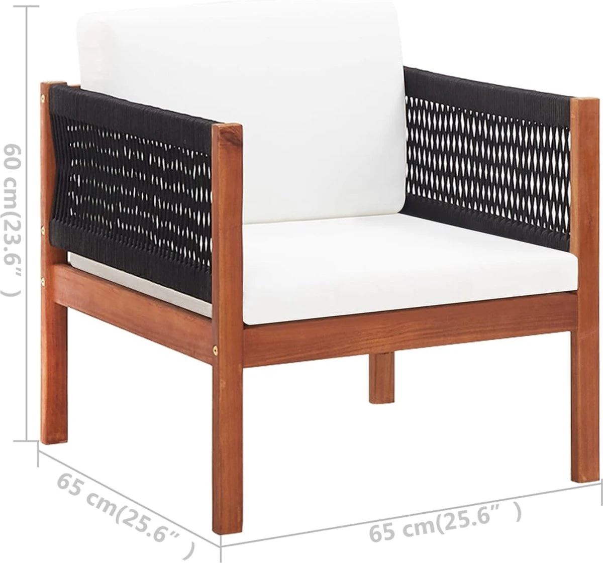 La Dolce Vita - Chaises De Jardin - Chaises D'extérieur - Chaises De Terrasse - Chaises De Jardin - Chaises Longues D'extérieur - Chaises De Table De Jardin - Chaises De Jardin 2 Pcs Bois D'acacia Massif 7 La Dolce Vita - Chaises De Jardin - Chaises D'extérieur - Chaises De Terrasse - Chaises De Jardin - Chaises Longues D'extérieur - Chaises De Table De Jardin - Chaises De Jardin 2 Pcs Bois D'acacia Massif – Image 7