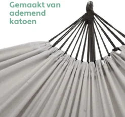 Hamac Avec Support 2 Personnes / 205 Kg - Longueur Du Cadre Réglable 290-330 Cm - Tapis De Surface 241 * 160 Cm - Avec Sac De Transport (Grijs) -Jardin Meubles Magasin 1200x1126 4