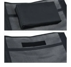 Chaise Longue Balançoire Relaxdays - Chaise Longue Noire Avec Kussen - Fauteuil Relax - Transat Ergonomique -Jardin Meubles Magasin 1200x1128 4