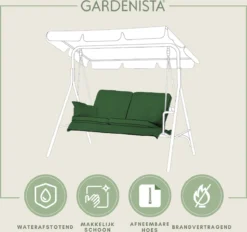 Coussins De Banc De Jardin De Jardin Gardenista - Coussin De Banc De Balançoire De Rechange Doux Et Confortable 2 Places Résistant à L'eau 6 Coussins De Banc De Jardin De Jardin Gardenista - Coussin De Banc De Balançoire De Rechange Doux Et Confortable 2 Places Résistant à L'eau -Jardin Meubles Magasin 1200x1128 7