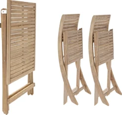 NATERIAL - Salon De Jardin 2 Personnes - Table De Jardin SOLIS 70 X 70 Cm - 2 Chaises De Jardin SOLARIS - Chaises Pliantes - Pliantes - Salon De Balcon - Acacia 8 NATERIAL - Salon De Jardin 2 Personnes - Table De Jardin SOLIS 70 X 70 Cm - 2 Chaises De Jardin SOLARIS - Chaises Pliantes - Pliantes - Salon De Balcon - Acacia -Jardin Meubles Magasin 1200x1136 2