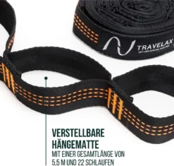 Suspension De Hamac Travelax - Capacité De Charge De 180 Kg - Arbre De Suspension De Hamac Avec 11 Boucles - Accrochez Votre Hamac En Un Rien De Temps Et Détendez-vous ! Avec Protection D'arbre -Jardin Meubles Magasin 1200x1142