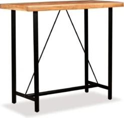 Prolenta Premium - Ensemble De Bar 5 Pièces En Bois D'acacia Massif, Cuir Véritable Et Toile 16 Prolenta Premium - Ensemble De Bar 5 Pièces En Bois D'acacia Massif, Cuir Véritable Et Toile -Jardin Meubles Magasin 1200x1142 8