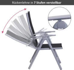 Outsunny Mobilier De Jardin De Jardin 7 Pièces Salon De Jardin Groupe De Sièges Salle à Manger Chaise Pliante En Aluminium TEXTILENE 84B-097 15 Outsunny Mobilier De Jardin De Jardin 7 Pièces Salon De Jardin Groupe De Sièges Salle à Manger Chaise Pliante En Aluminium TEXTILENE 84B-097 -Jardin Meubles Magasin 1200x1143 8