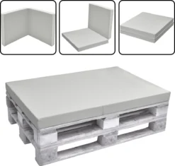 Beautissu Cushion ECO Pure - Coussin D'assise Pliable - 120x80x8 Cm En Grijs Clair - Coussin Pour Meubles En Palette 14 Beautissu Cushion ECO Pure - Coussin D'assise Pliable - 120x80x8 Cm En Grijs Clair - Coussin Pour Meubles En Palette -Jardin Meubles Magasin 1200x1144 7