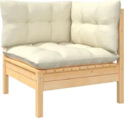 Prolenta Premium - Ensemble Lounge 8 Pièces Avec Coussins Couleur Crème Pin Massif - Maison Et Jardin -Jardin Meubles Magasin 1200x1145 3