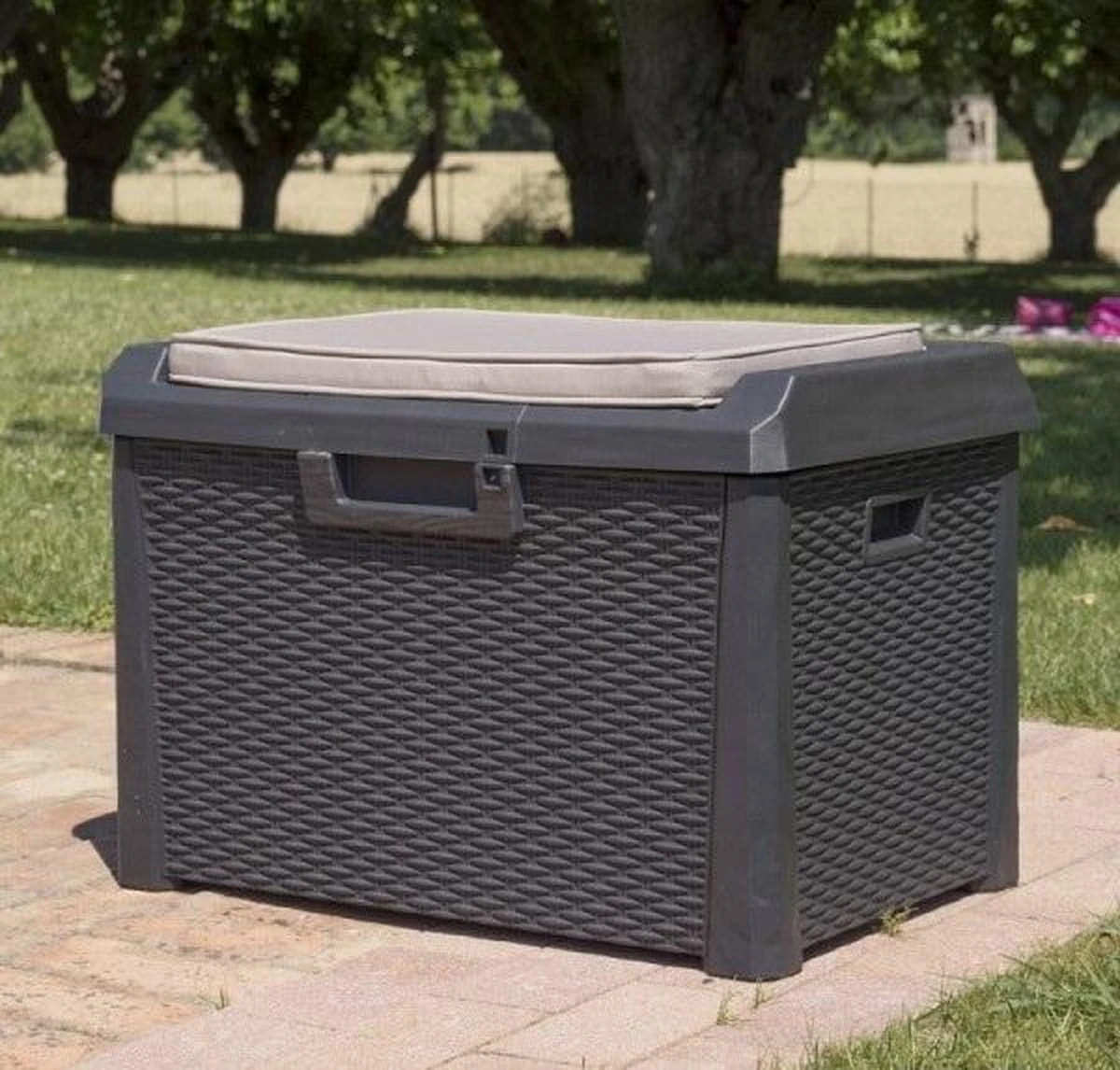 MaxxGarden Pillow Box - Santorini - Boîte De Rangement Pour Oreillers 170L - 73x50x50cm 7 MaxxGarden Pillow Box - Santorini - Boîte De Rangement Pour Oreillers 170L - 73x50x50cm – Image 7