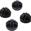 PrimeMatik - Pack De 4 Connecteurs Noirs Pour Armoire Organisateur Cubique Modulaire 35x35cm 17x35cm
