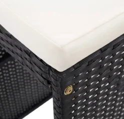 Ensemble De Bar De Jardin Premium - Ensemble De Bar De Jardin 9 Pièces Poly Rotin Noir -Jardin Meubles Magasin 1200x1155 6