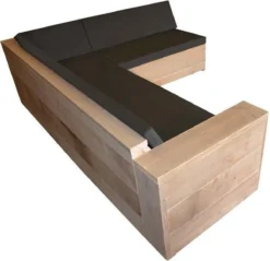 Wood4you - Ensemble De Salon échafaudage En Bois San Francisco 200x200 Cm - Coussins Inclus -Jardin Meubles Magasin 1200x1161 14