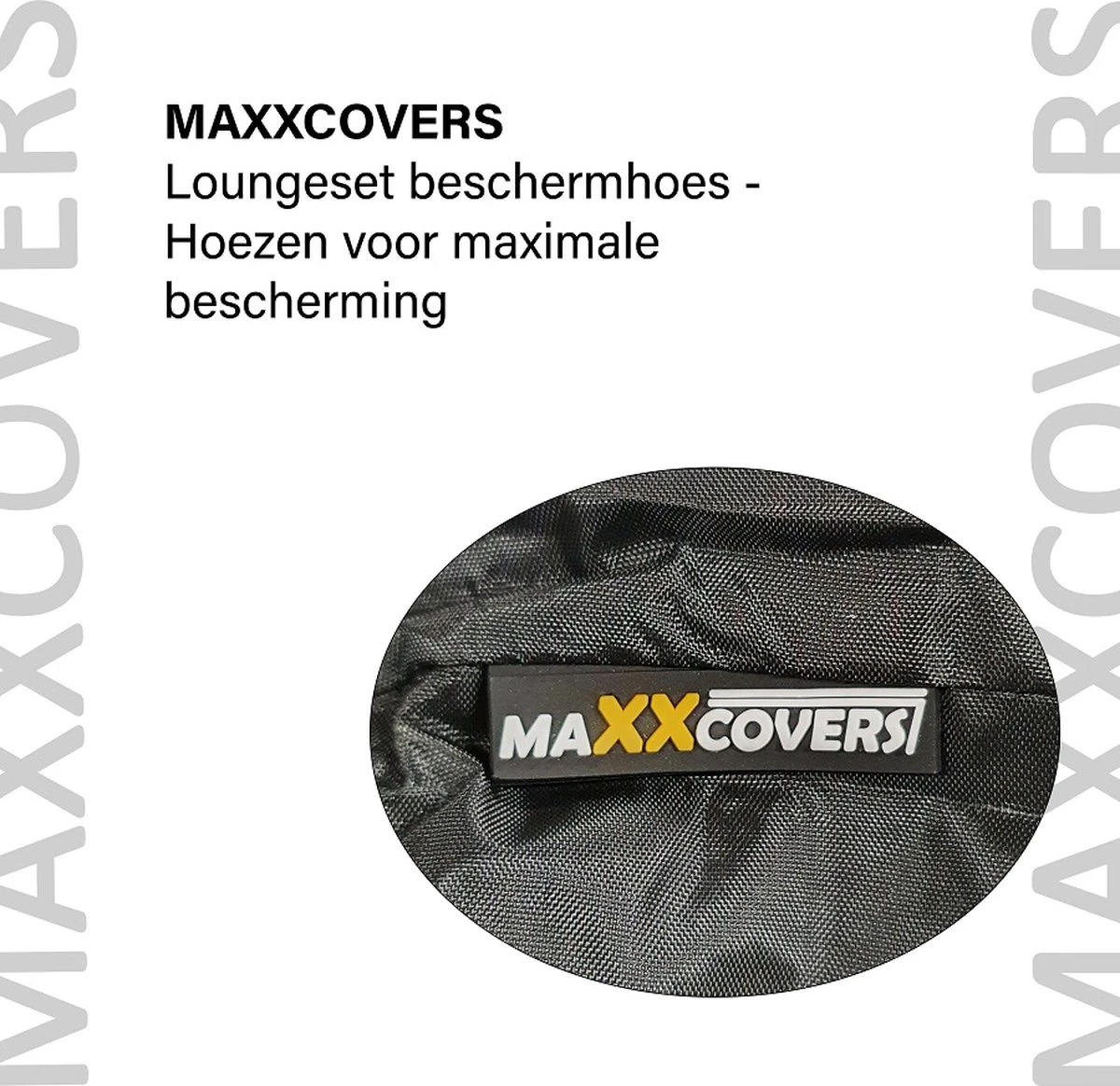 Maxxcovers Housse Mobilier De Jardin - Housse De Salon En Forme De L - 260x260x100x70 Cm - Premium - Zwart 8 Maxxcovers Housse Mobilier De Jardin - Housse De Salon En Forme De L - 260x260x100x70 Cm - Premium - Zwart – Image 8