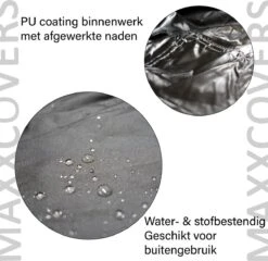 Maxxcovers Housse Mobilier De Jardin - Housse De Salon En Forme De L - 260x260x100x70 Cm - Premium - Zwart 11 Maxxcovers Housse Mobilier De Jardin - Housse De Salon En Forme De L - 260x260x100x70 Cm - Premium - Zwart -Jardin Meubles Magasin 1200x1165 19