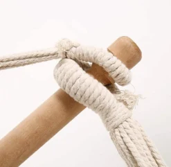 Chaise Suspendue I-wannahave - Chaise Hamac Pour L'intérieur Et L'extérieur, Incl. 2 Coussins Et Compartiment Livre - Adultes & Enfants - Nid Suspendu Jusqu'à 225kg - Beige -Jardin Meubles Magasin 1200x1173 2