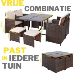 Pernada Living De Jardin - Salon De Jardin - Table De Jardin - Salon De Jardin 6 Personnes - Salon De Jardin Salon - Résistant Aux Intempéries -Jardin Meubles Magasin 1200x1175 13